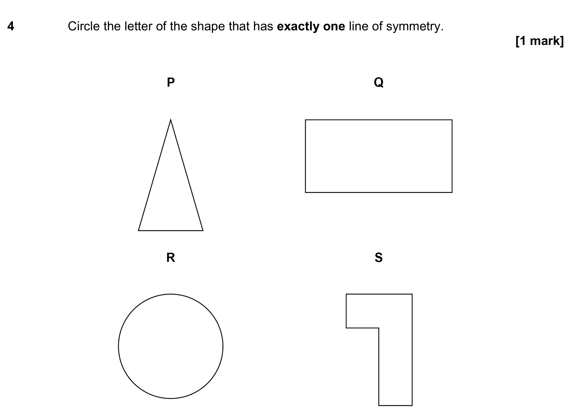 Question 4 — Symmetry — AQA GCSE November 2022