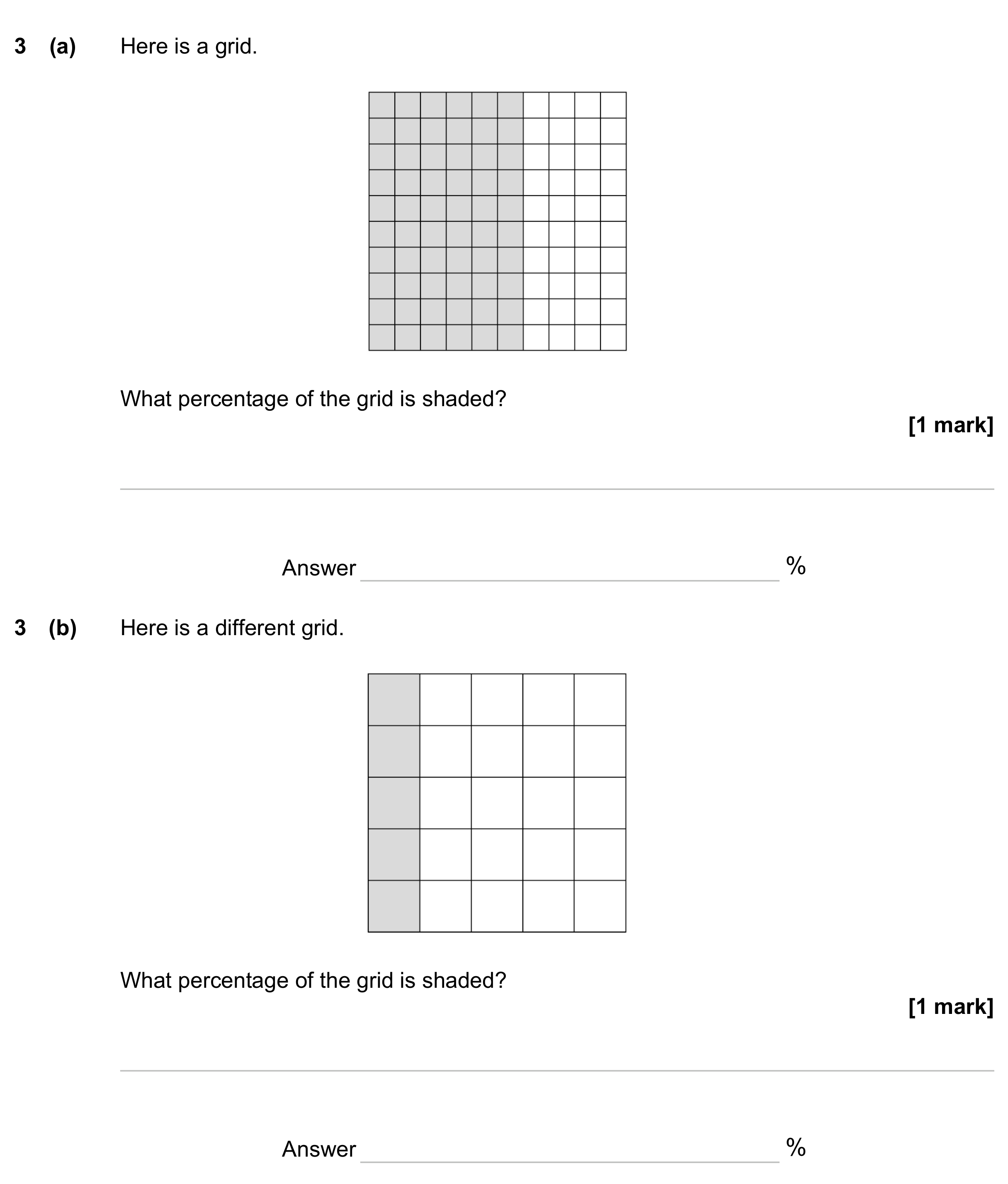 Question 3 — Percentages — AQA GCSE November 2023
