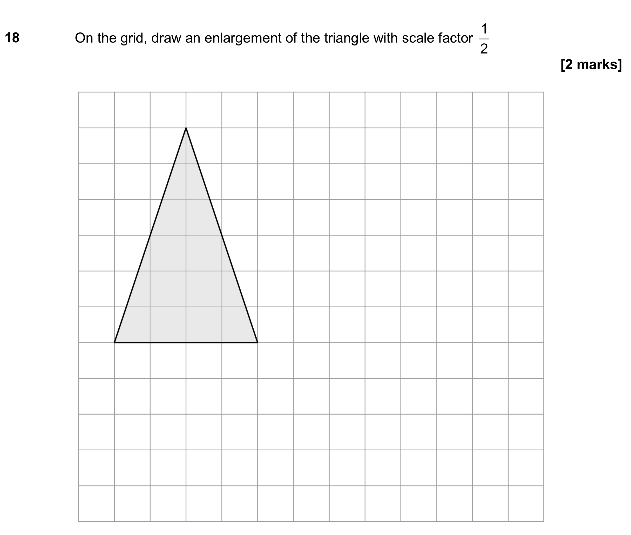 Question 18 — Rotations/Reflections/Translations/Enlargements — AQA GCSE June 2019