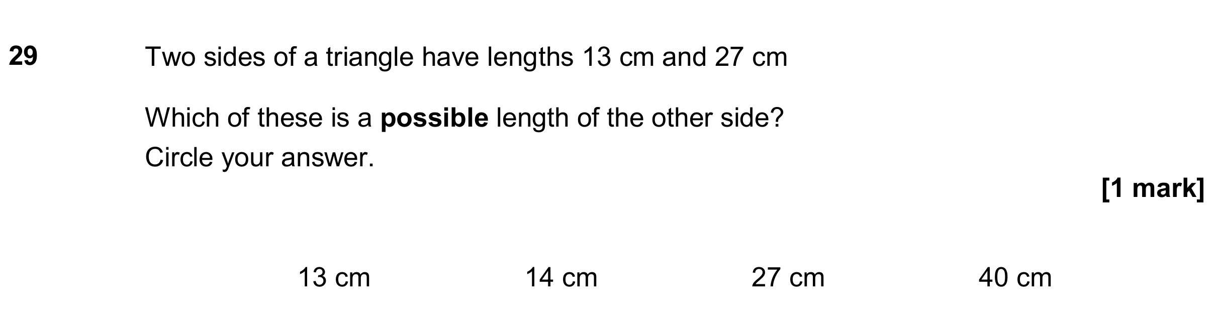 Question 29 — Polygons — AQA GCSE June 2019