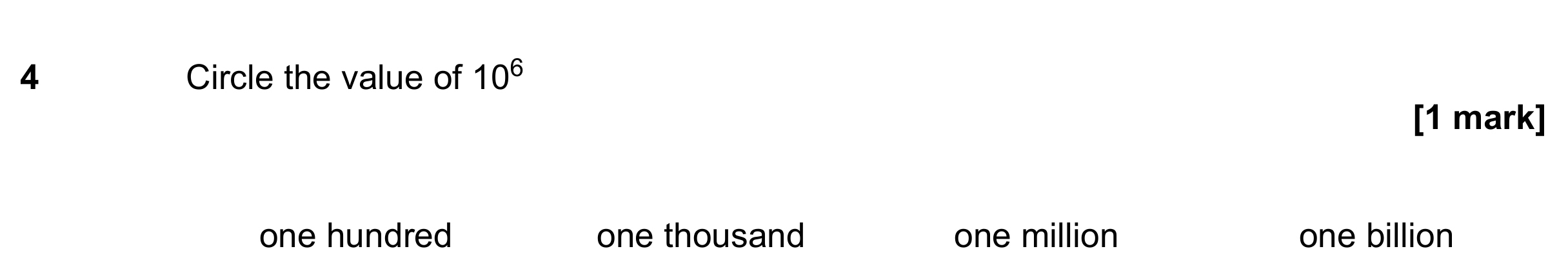 Question 4 — Powers — AQA GCSE June 2021