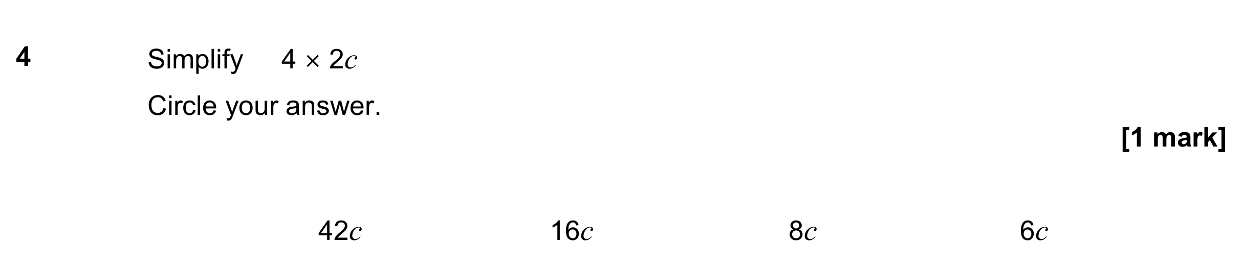 Question 4 — Factorise/Expand/Simplify — AQA GCSE June 2022