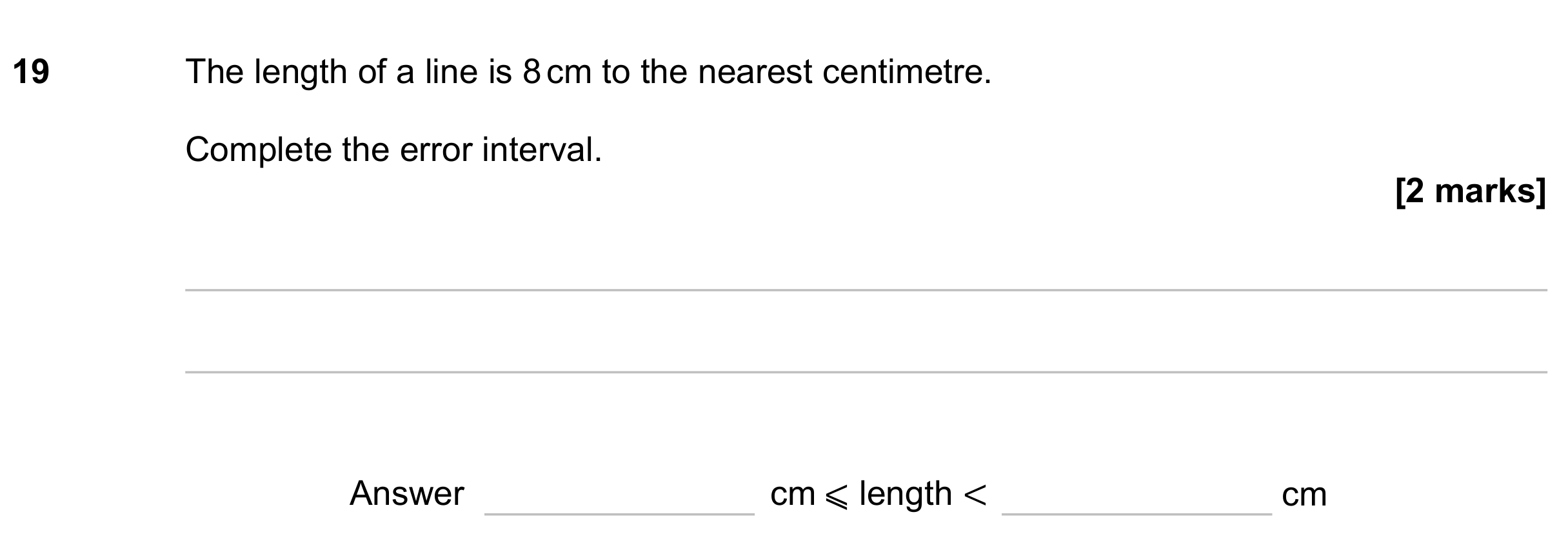 Question 19 — Rounding — AQA GCSE November 2023