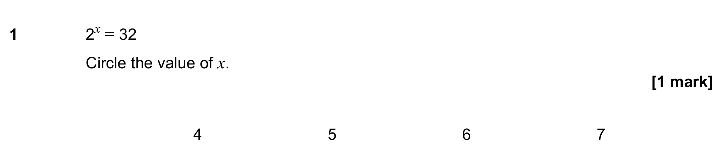 Question 1 — Powers — AQA GCSE November 2022