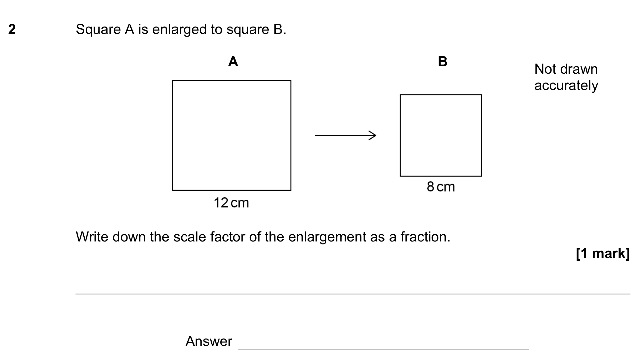 Question 2 — Rotations/Reflections/Translations/Enlargements — AQA GCSE November 2023