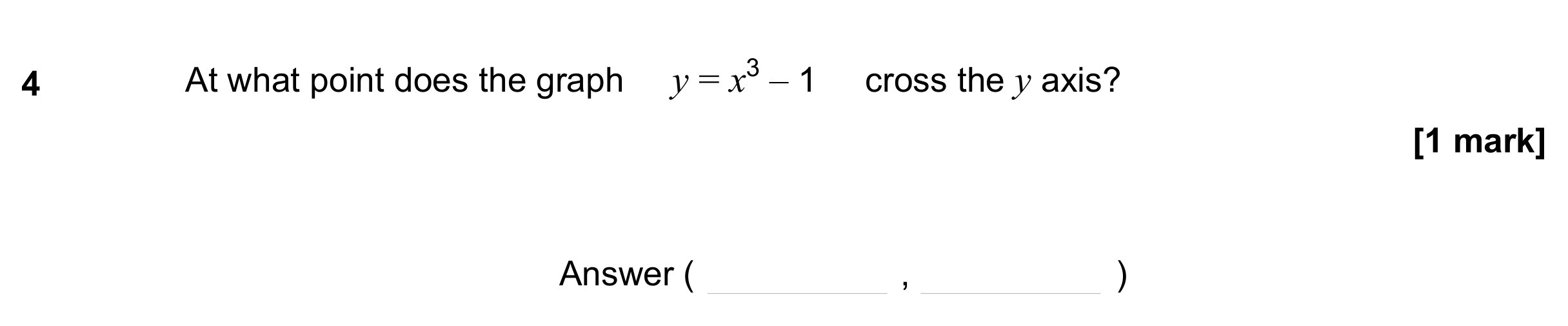Question 4 — Coordinates — AQA GCSE November 2023