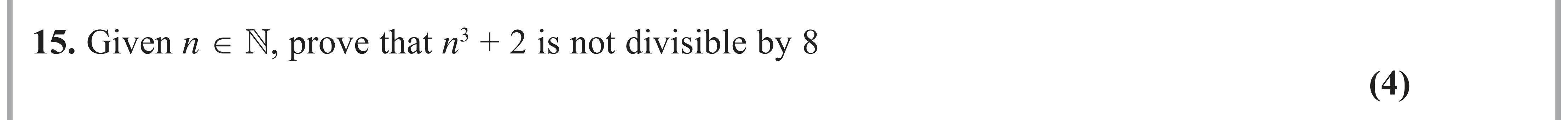 Question 15 — Proof — Edexcel AS Maths June 2019