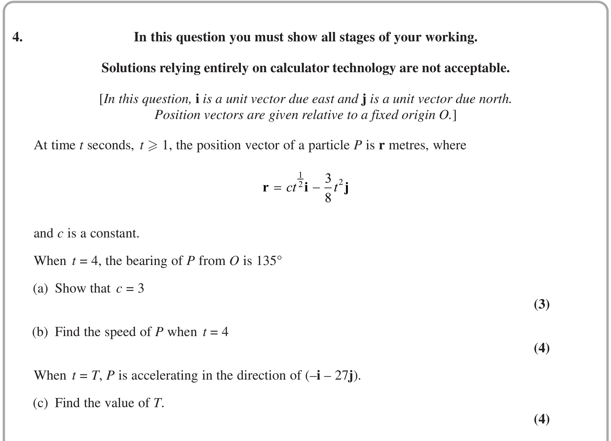 Question 10 — Variable Acceleration 2d — Edexcel June 2024