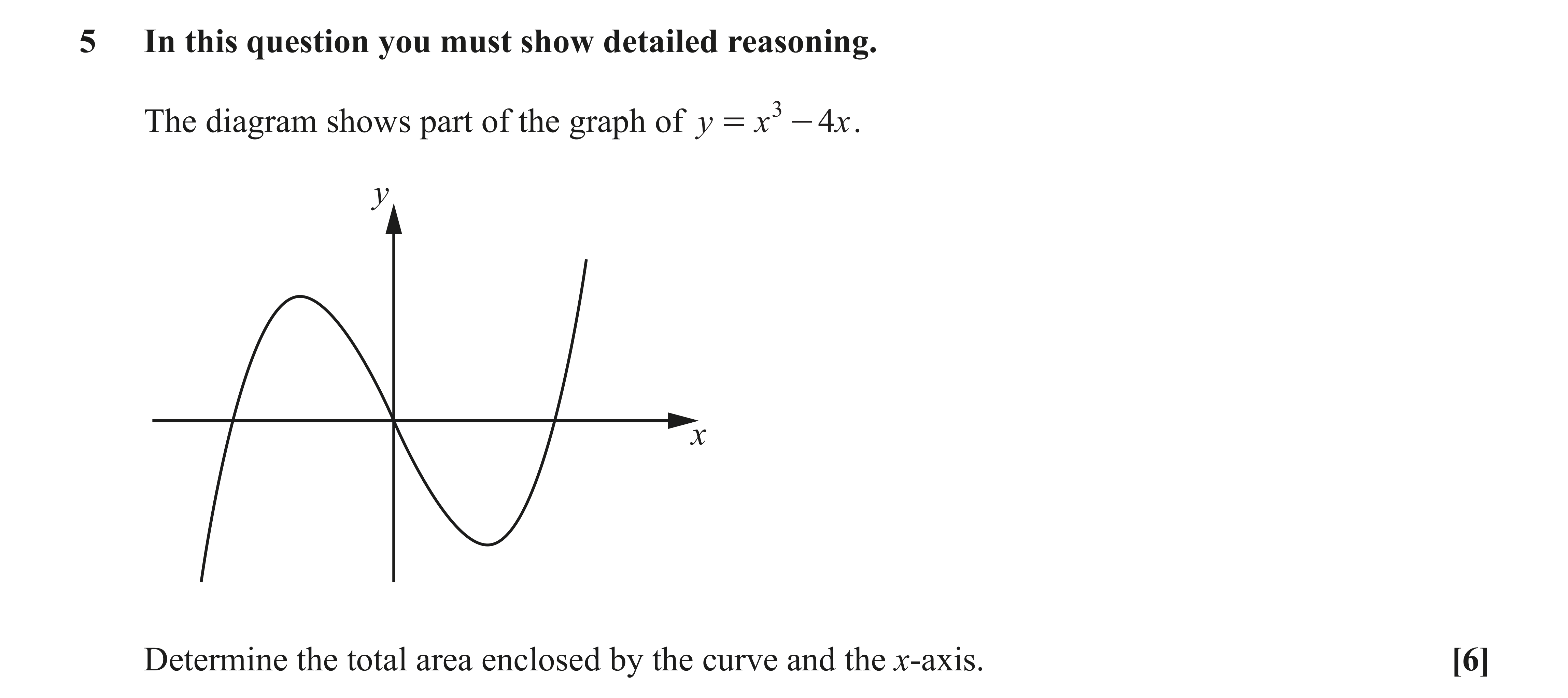 Question 5 — Integration — OCR AS Maths June 2023