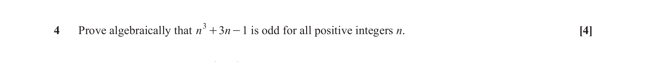 Question 4 — Proof — OCR June 2018
