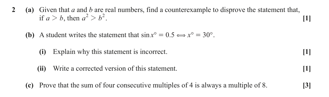 Question 2 — Proof — OCR June 2022