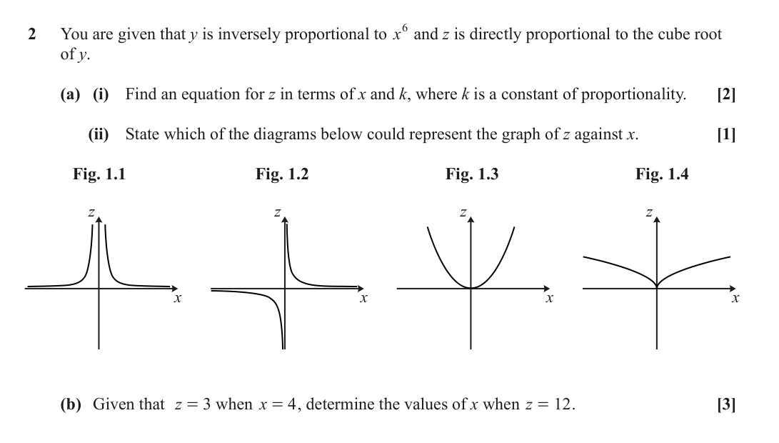 Question 2 — Algebra — OCR June 2024