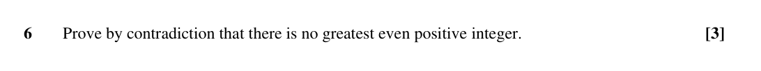 Question 6 — Proof — OCR Sample Paper