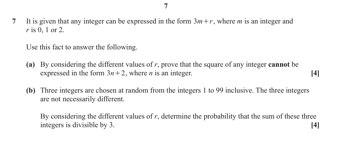Question 7 — Proof — OCR June 2022