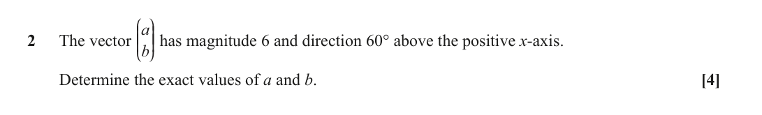 Question 2 — Vectors — OCR June 2024