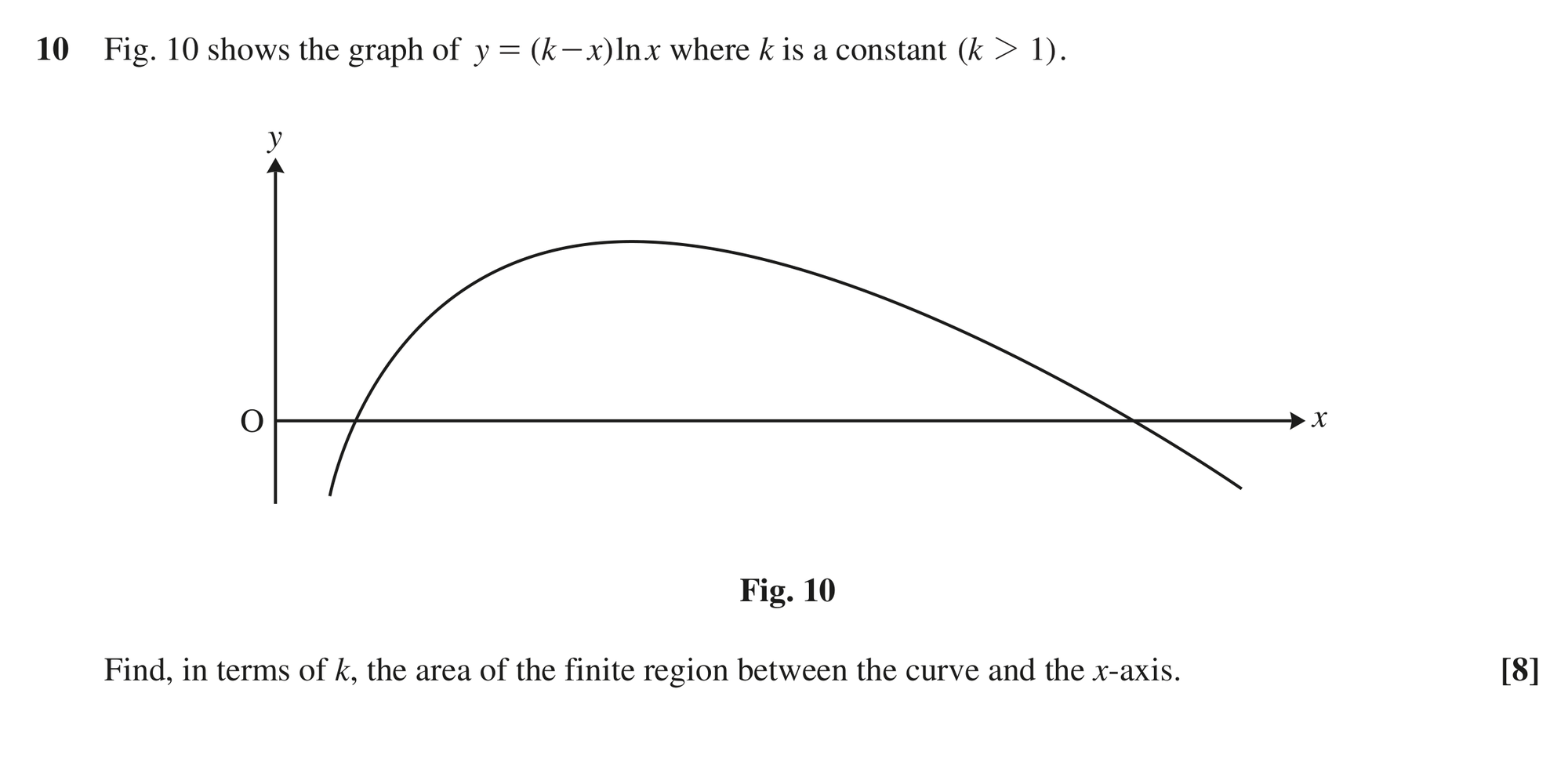 Question 10 — Integration — OCR MEI June 2018