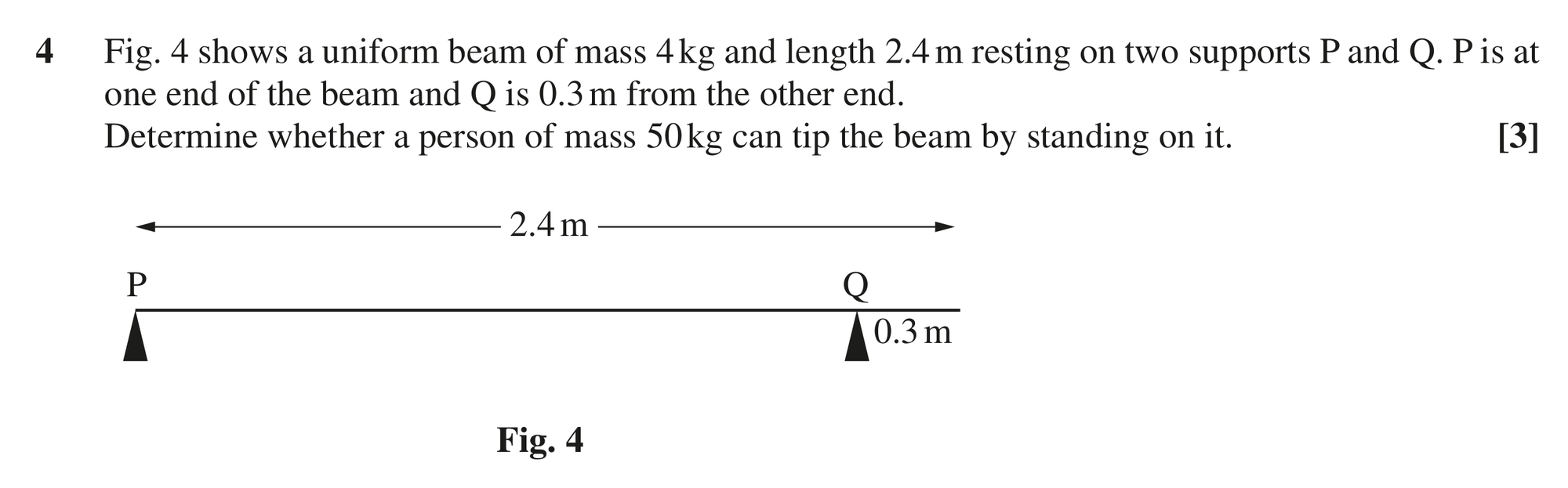 Question 4 — Moments — OCR MEI June 2019