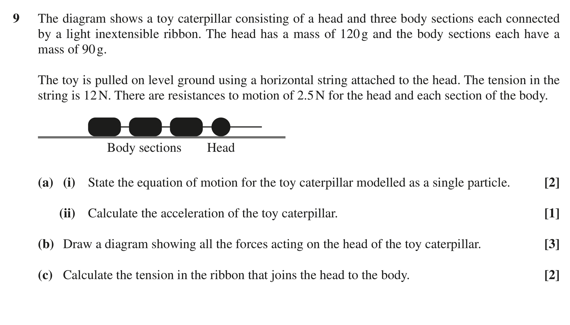 Question 9 — Connected Particles — OCR MEI October 2021