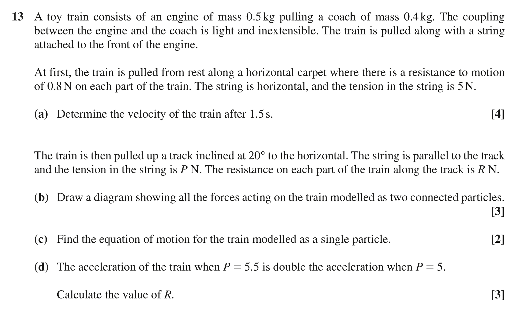 Question 13 — Connected Particles — OCR MEI June 2022