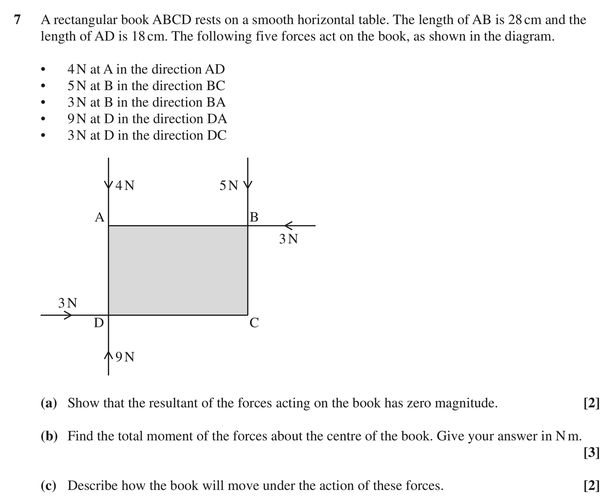 Question 7 — Moments — OCR MEI June 2024