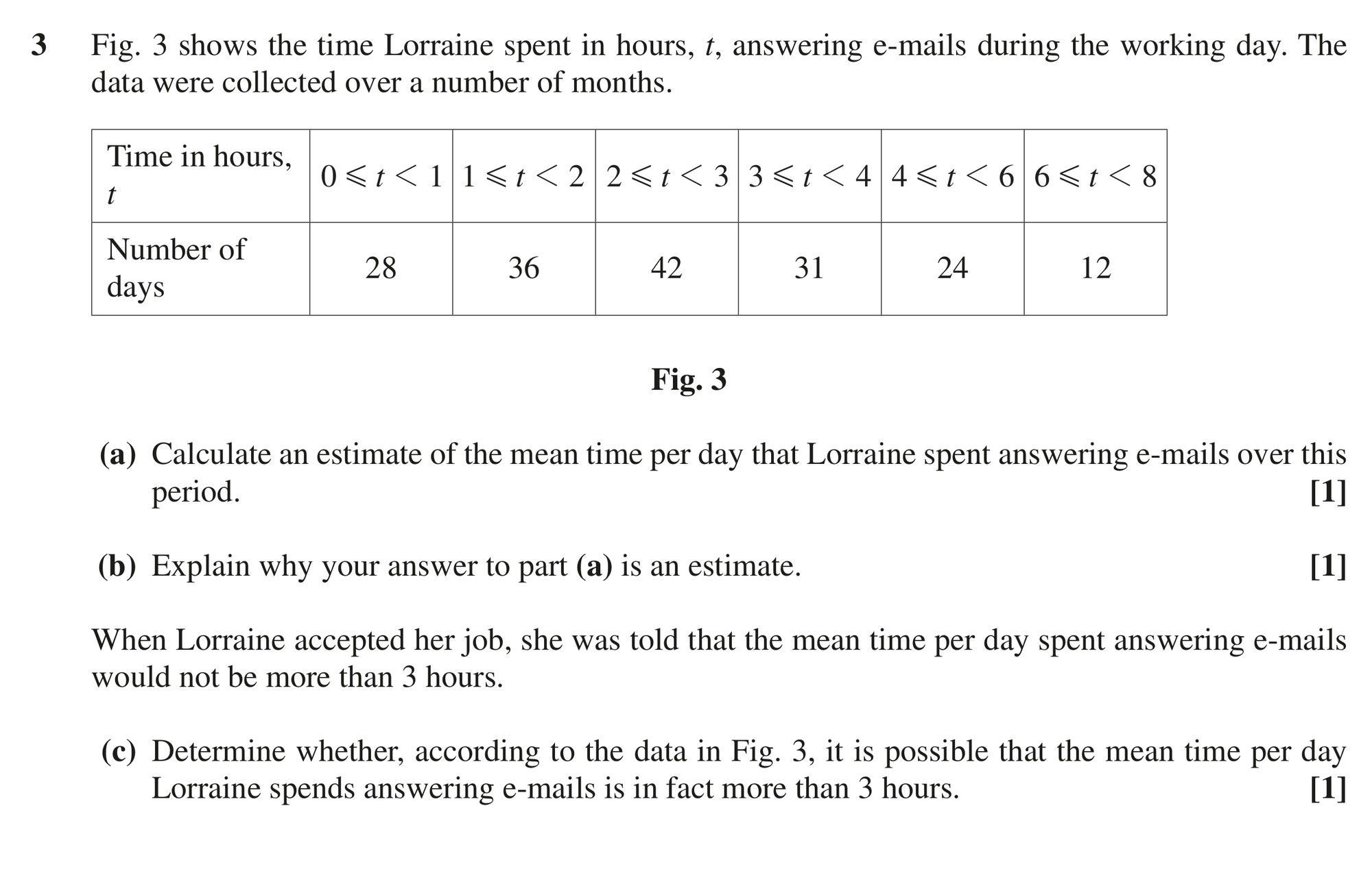 Question 3 — Mean, Variance and Standard Deviation — OCR MEI June 2019