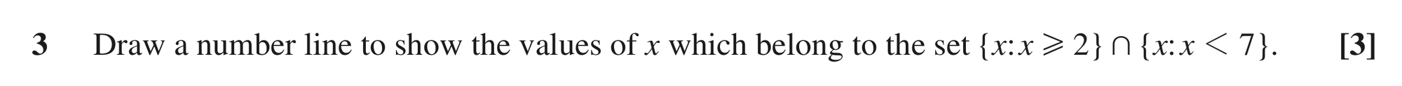 Question 3 — Inequalities — OCR MEI October 2021