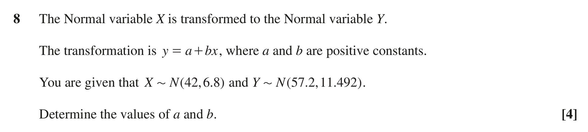 Question 8 — Normal Distribution, Coding — OCR MEI October 2021