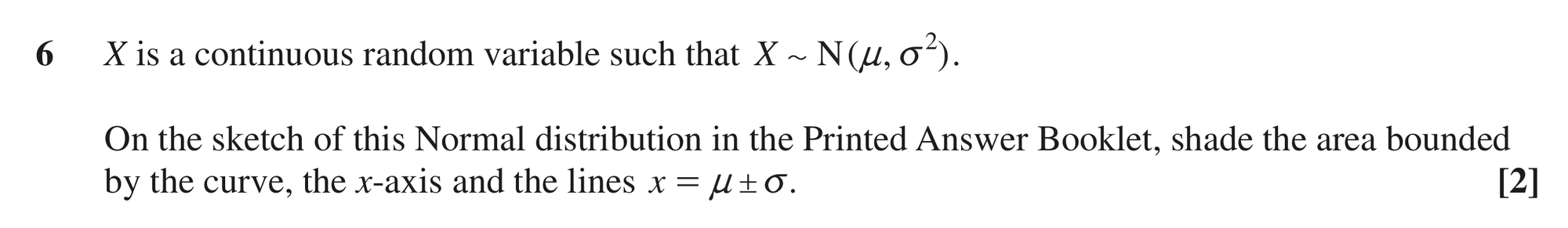 Question 6 — Normal Distribution — OCR MEI June 2022