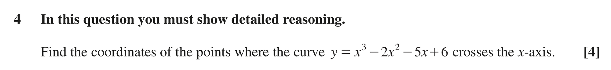 Question 4 — Factor Theorem — OCR MEI June 2023