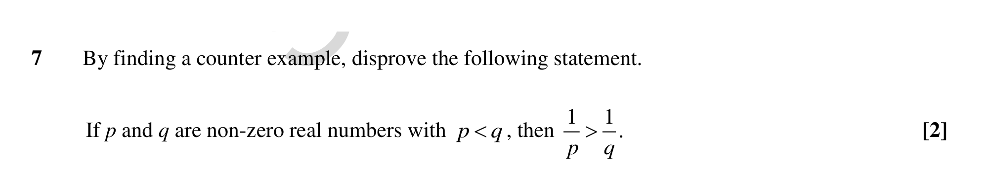 Question 7 — Proof — OCR MEI Sample Paper